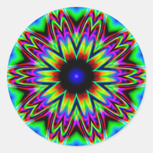 Adesivo Redondo Sombrero Galaxy Mandala