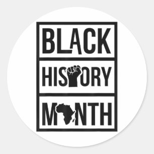 Adesivo Redondo Somos Homens Da Melanina Afro-Americana