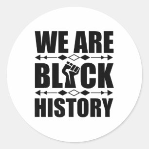 Adesivo Redondo Somos Homens Da Melanina Afro-Americana
