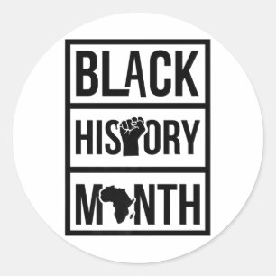 Adesivo Redondo Somos Homens Da Melanina Afro-Americana