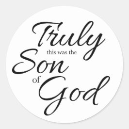 Adesivo Redondo Son of God Sticker