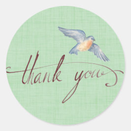 Adesivo Redondo Song Bird