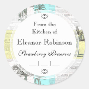 Adesivo Redondo Sonho Colonial Cockatoos