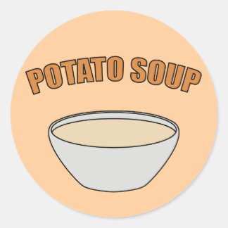 Adesivo Redondo Sopa de Batata