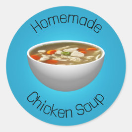 Adesivo Redondo Sopa de Galinha
