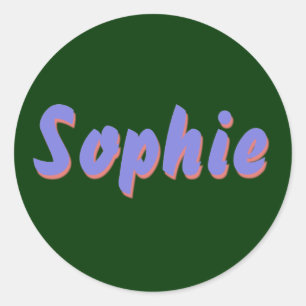 Adesivo Redondo Sophie Stickers