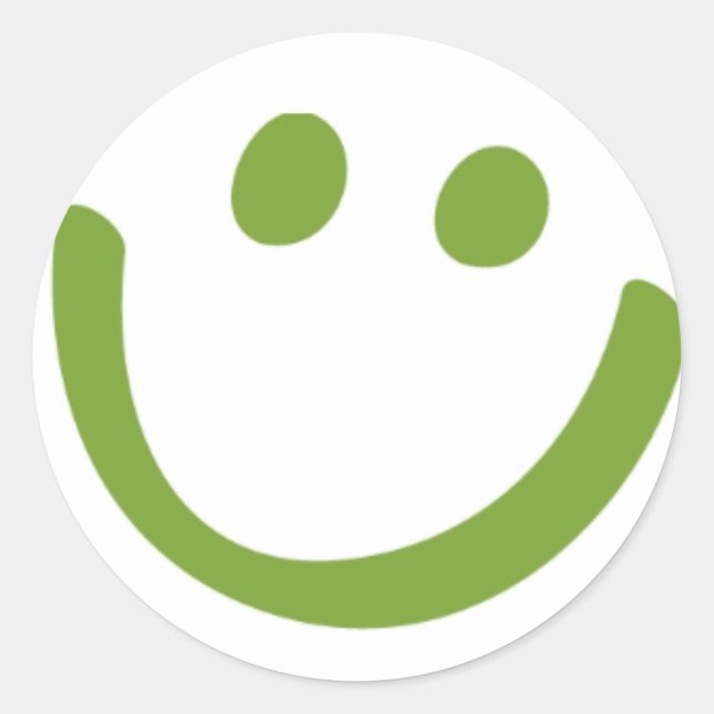 Adesivo Redondo Sorria! (Frente)