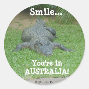 Adesivo Redondo Sorria! Vinheta