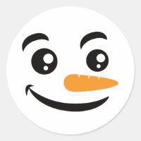 Sorrindo Cara de Snowman