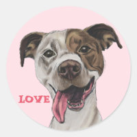 Sorriso, Touro, Cachorro, Desenho AMOR