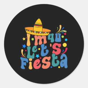 Adesivo Redondo Sou 40 Vamos Fiesta
