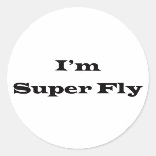 Adesivo Redondo Sou a Superfly