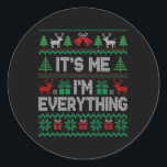 Adesivo Redondo Sou Eu Tudo O Casal De Natal Do Pajama Corresponde<br><div class="desc">Sou Eu Tudo O Casal De Natal Do Pajama Correspondendo Ao Xmas 2</div>