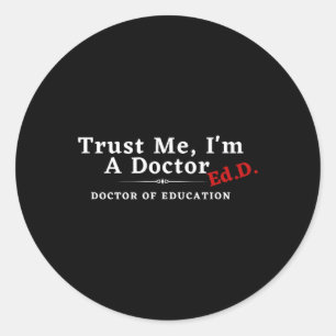 Adesivo Redondo Sou Médico de Educação Ed. d.