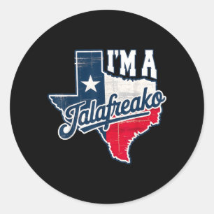 Adesivo Redondo Sou um Talao Orgulho do Texas Dito Humor Sulista V