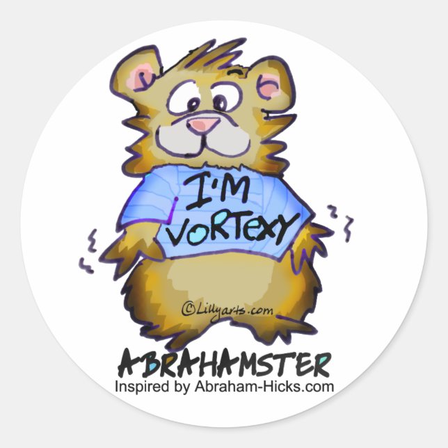 Adesivo Redondo Sou Vortexy (Frente)