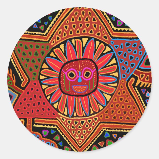 Adesivo Redondo Southwest Del Sol (Frente)