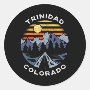 Adesivo Redondo Souve de Campanha das Montanhas Trinidad Colorado