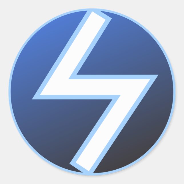 Adesivo Redondo Sowilo Sowelu Sol Rune (Frente)