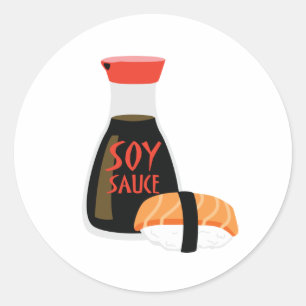 Adesivo Redondo Soy Sauce