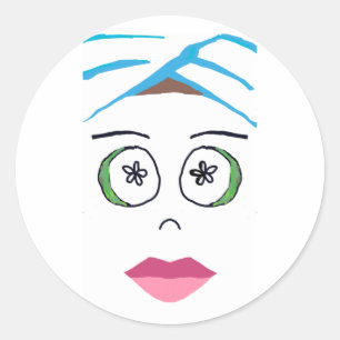Adesivo Redondo Spa Day Sticker