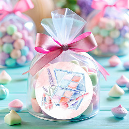 Adesivo Redondo Spa Party Girl Makeup Pastel