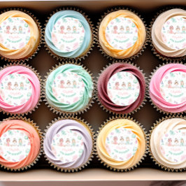 Adesivo Redondo Spa Party Girl Pastel