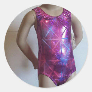 Adesivo Redondo Sparkle e Shine Leotard Lover