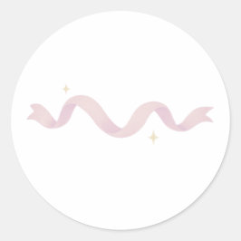 Adesivo Redondo Sparkling ribbon divider