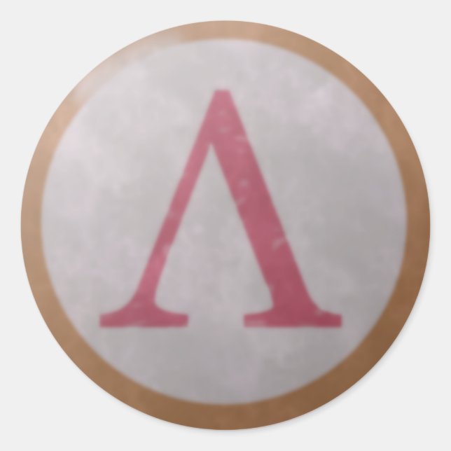 Adesivo Redondo Spartan Shield Sticker (Frente)
