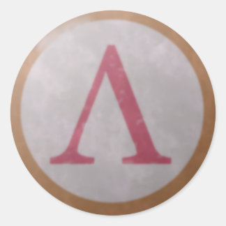 Adesivo Redondo Spartan Shield Sticker