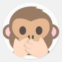 Speak-No-Mau Monkey Emoji