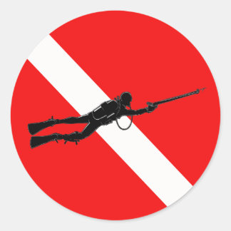 Adesivo Redondo Spearpescman Sticker