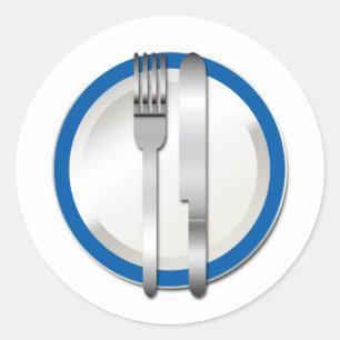 Adesivo Redondo Special azul da placa