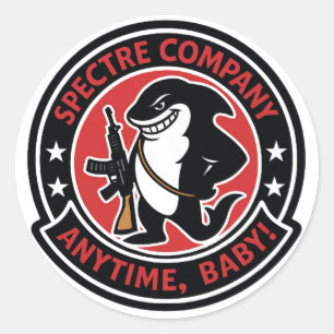 Adesivo Redondo Specter Company Anytime Baby Sticker