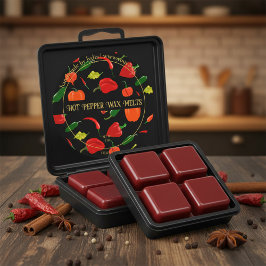 Adesivo Redondo Spicy Warm Scent Handmade Wax Melts