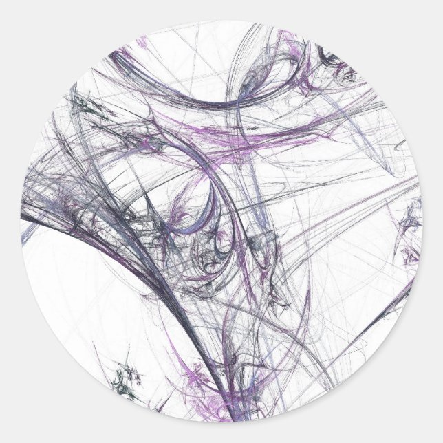 Adesivo Redondo Spider Web Fractal BackgroundRound Sticker (Frente)