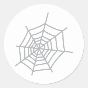 Adesivo Redondo spiderweb do cobweb da aranha