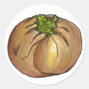 Adesivo Redondo Spinach Knish Juewish Deli NYC Comida Foodie