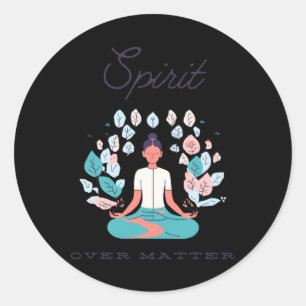 Adesivo Redondo Spirit Over Sticker