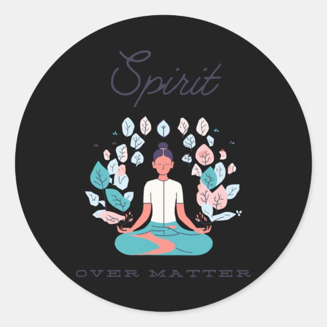 Adesivo Redondo Spirit Over Sticker (Frente)