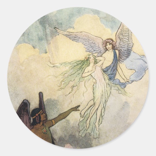 Adesivo Redondo Spiros gelados, Voa (Frente)