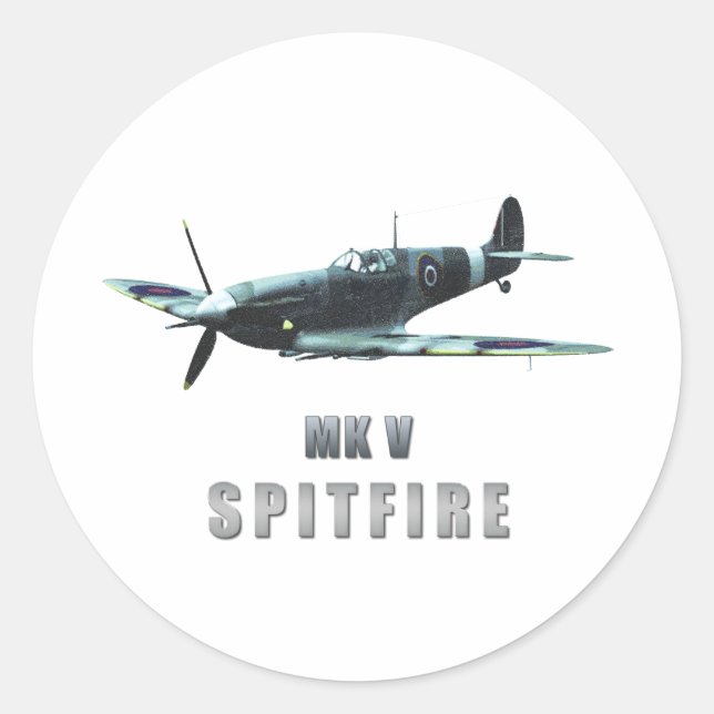 Adesivo Redondo Spitfire (Frente)