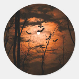 Adesivo Redondo Spooktacular Festa de Lua Cheia