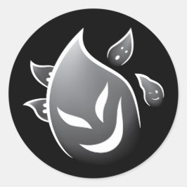 Adesivo Redondo Spooky Ghosts