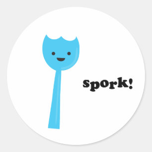 Adesivo Redondo Spork!
