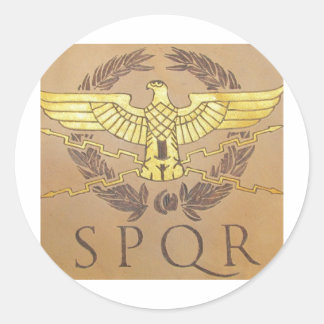 ADESIVO REDONDO SPQR