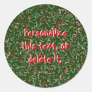 Adesivo Redondo Sprinkles doces com Bolinhas STICKERS, Verdes