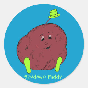 Adesivo Redondo Spudman Paddy sticker