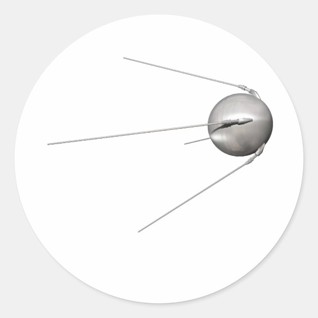 Adesivo Redondo sputnik 1 (Frente)